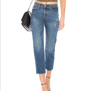 Wedgie straight Levis
